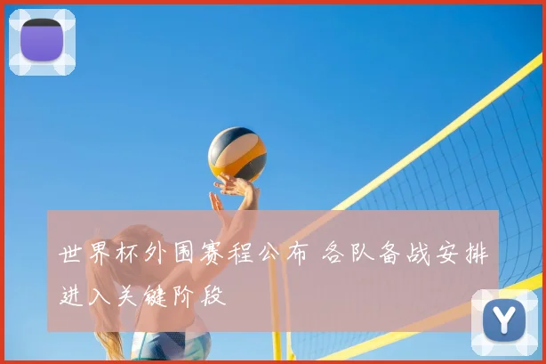 世界杯外围赛程公布 各队备战安排进入关键阶段